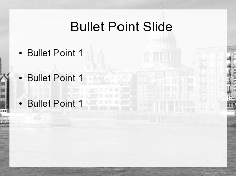 Moody London PowerPoint Template inside page