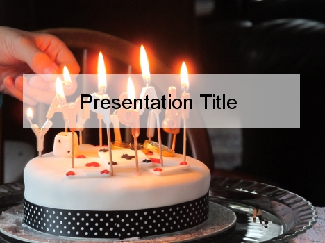 Birthday Cake Powerpoint Template