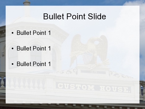 Customs House PowerPoint Template inside page