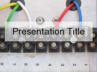 Electrical Wiring PowerPoint Template thumbnail