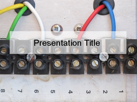 Electrical Wiring PowerPoint Template