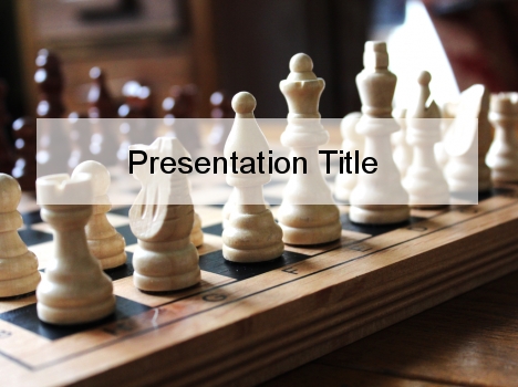 Chess Set PowerPoint Template