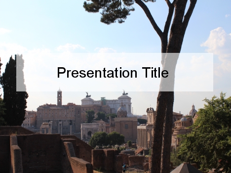 When in Rome  PowerPoint Template