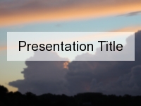 Moody Clouds PowerPoint Template