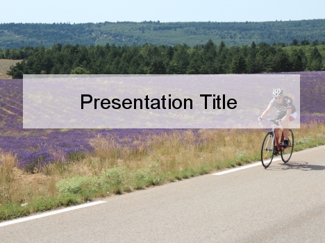 Summer Cycling PowerPoint Template